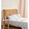 Coupon ✨ Linen House Nara Bamboo Cotton 400TC Sheet Set White 🧨