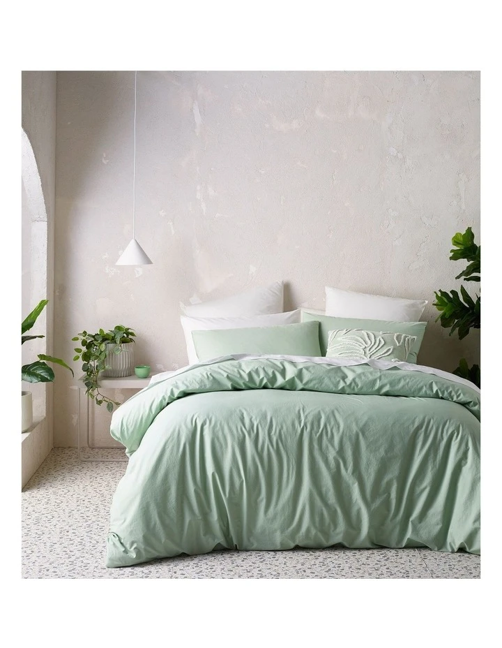 New โค๏ธ Vue Organic Stonewashed 250TC Cotton Quilt Cover Set Mint ๐ฅ 1 New โค๏ธ Vue Organic Stonewashed 250TC Cotton Quilt Cover Set Mint ๐ฅ