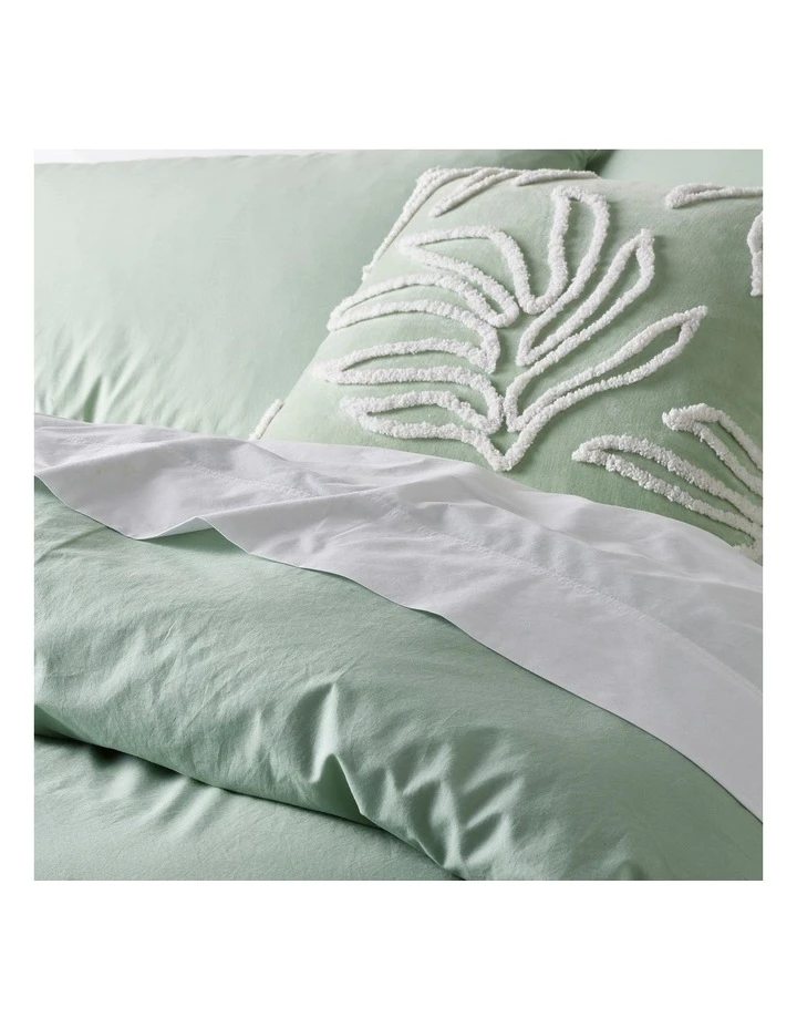 New โค๏ธ Vue Organic Stonewashed 250TC Cotton Quilt Cover Set Mint ๐ฅ 2 New โค๏ธ Vue Organic Stonewashed 250TC Cotton Quilt Cover Set Mint ๐ฅ - Image 2