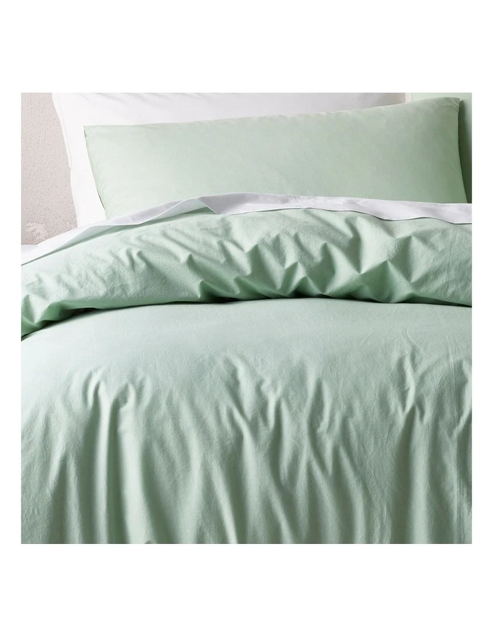 New โค๏ธ Vue Organic Stonewashed 250TC Cotton Quilt Cover Set Mint ๐ฅ 3 New โค๏ธ Vue Organic Stonewashed 250TC Cotton Quilt Cover Set Mint ๐ฅ - Image 3