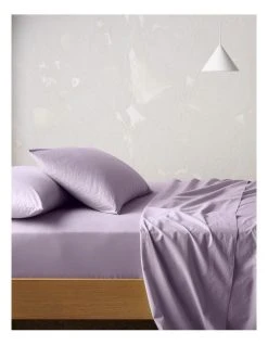 Best Pirce ๐ Vue 250TC Organic Stonewashed Cotton Sheet Set Dusk ๐