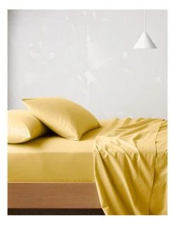 Best reviews of ๐ Vue 250TC Organic Stonewashed Cotton Sheet Set Mimosa โ