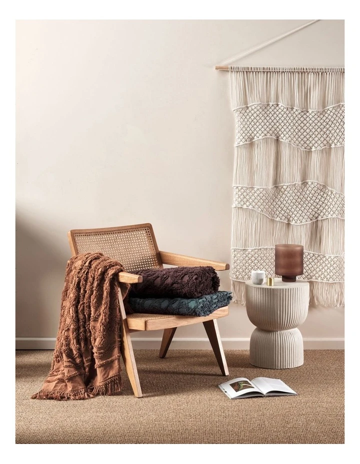 Outlet ๐ Linen House Somers Throw in Petrol Grey ๐ 4 Outlet ๐ Linen House Somers Throw in Petrol Grey ๐ - Image 4