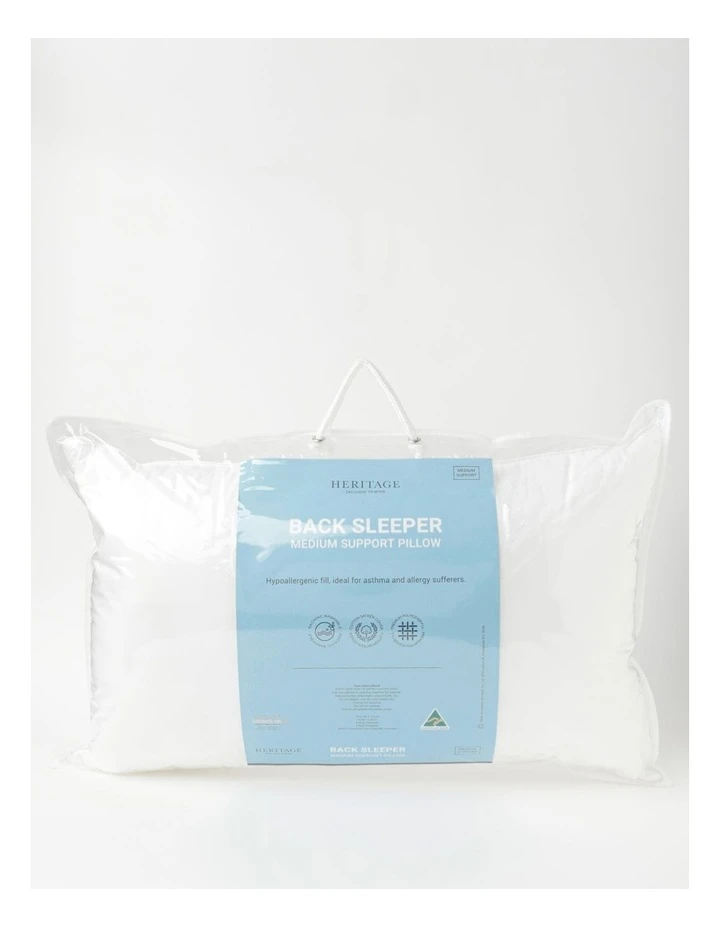 Budget ❤️ Heritage Medium Support Back Sleeper Pillow 🎁 1 Budget ❤️ Heritage Medium Support Back Sleeper Pillow 🎁