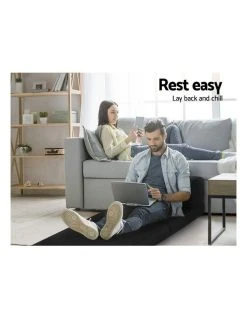 Outlet 🥰 Giselle Bedding Folding Foam Mattress Portable Single Sofa Bed Mat Air Mesh Fabric Black 😉 -Cozy Bed Store 780376330 4 720x928