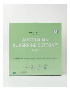 Deals 👏 Heritage Australian Superfine Cotton Light Weight Quilt ✨