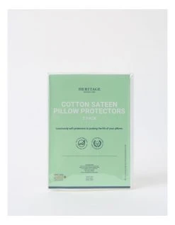 Coupon 😉 Heritage Cotton Pillow Protector 2 Pack ✨