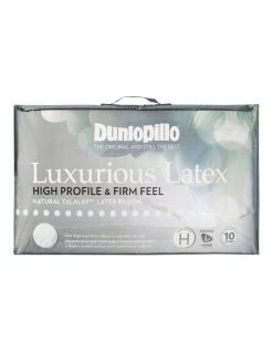Best reviews of 🤩 Dunlopillo Luxurious High Profile & Firm Feel Latex Pillow in White 😍