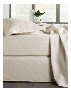 Flash Sale ❤️ Sheridan Abbotson Bedskirt in Flax ⭐