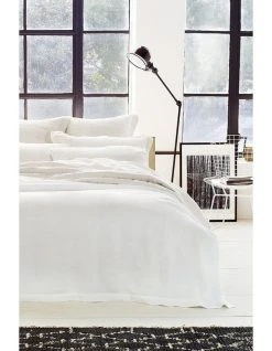 Best Pirce ⭐ Sheridan Abbotson Quilt Cover in White ⌛