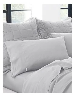 Cheap ✔️ Sheridan Abbotson Fitted Sheet in Silver ✨