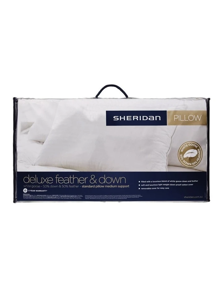 Wholesale ๐ Sheridan Deluxe 50/50 White Goose Feather & Down Pillow in White ๐ 1 Wholesale ๐ Sheridan Deluxe 50/50 White Goose Feather & Down Pillow in White ๐
