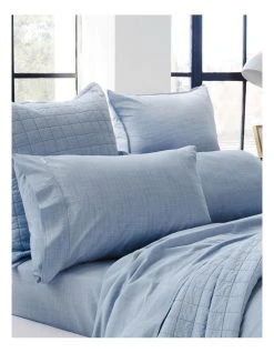 Cheapest ⌛ Sheridan Reilly Quilt Cover Set in Chambray 😍 -Cozy Bed Store 787485790 3 720x928