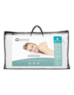 Deals ✔️ Downia Everyday Duck Feather & Down Pillow White ⌛