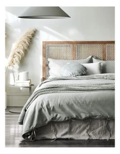 Budget 😀 Aura Home Maison Vintage Bedlinen Collection in Limestone 😀