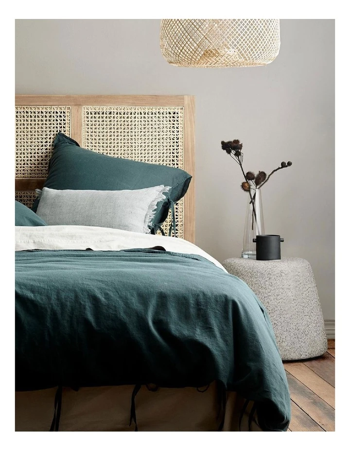 Buy ๐ Aura Home Maison Vintage Bedlinen Collection in Indian Teal โค๏ธ 2 Buy ๐ Aura Home Maison Vintage Bedlinen Collection in Indian Teal โค๏ธ - Image 2