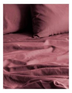 Best reviews of 🛒 Aura Home Maison Vintage Sheet Set in Syrah 🔥 -Cozy Bed Store 788797810 871894900 2 720x928