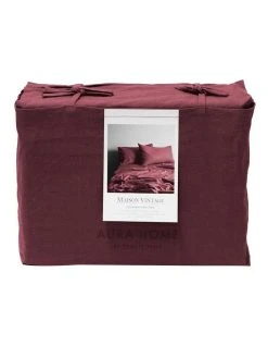 Best reviews of 🛒 Aura Home Maison Vintage Sheet Set in Syrah 🔥 -Cozy Bed Store 788797810 871894900 3 720x928