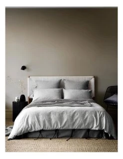 Budget 🎁 Aura Home Oxford Bedlinen Collection in Black 👏