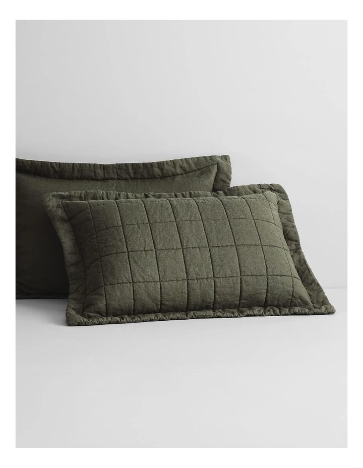 Deals ❤️ Sheridan Abbotson Bedcover in Olive ⭐ 3 Deals ❤️ Sheridan Abbotson Bedcover in Olive ⭐ - Image 3