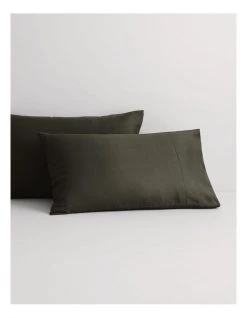 Cheap ❤️ Sheridan Abbotson Fitted Sheet in Olive 😉 -Cozy Bed Store 790577920 3 720x928