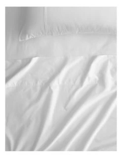 Flash Sale 🔥 Sheridan Egyptian Cotton Twill 500TC Sheet Set in Snow ⌛
