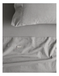 Cheapest ⭐ Sheridan Reilly Fitted Sheet in Fog 🔥