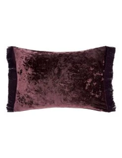 Best deal 🧨 Grace by Linen House Pasquel Rectangle Cushion Plum ✔️