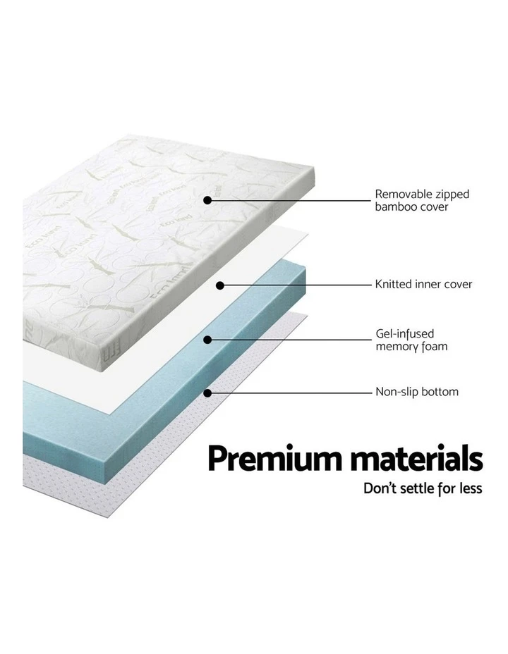 Brand new ✨ Giselle Bedding Giselle Memory Foam Mattress Topper Queen Bed Cool Gel Bamboo Cover 10CM ✨ 3 Brand new ✨ Giselle Bedding Giselle Memory Foam Mattress Topper Queen Bed Cool Gel Bamboo Cover 10CM ✨ - Image 3