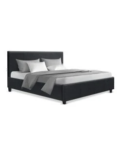 Flash Sale ⭐ Artiss Queen Size Fabric Bed Frame - Charcoal 👍
