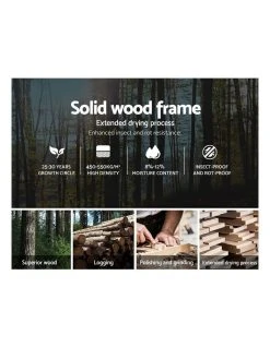 Deals ⭐ Artiss King Single Size Bed Frame Base Mattress Platform Fabric Wooden Grey NEO 🤩 -Cozy Bed Store 795723310 4 720x928