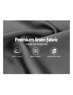 Deals ⭐ Artiss King Single Size Bed Frame Base Mattress Platform Fabric Wooden Grey NEO 🤩 -Cozy Bed Store 795723310 6 720x928