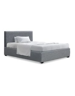 Buy 🎁 Artiss King Single Size Gas Lift Bed Frame Base With Storage Mattress Fabric 👏