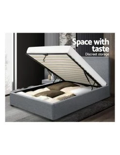Buy 🎁 Artiss King Single Size Gas Lift Bed Frame Base With Storage Mattress Fabric 👏 -Cozy Bed Store 795724570 6 720x928
