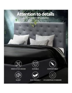 Discount 😍 Artiss Double Full Size Gas Lift Bed Frame Base With Storage Mattress Grey Fabric VILA ✔️ -Cozy Bed Store 795730960 3 720x928