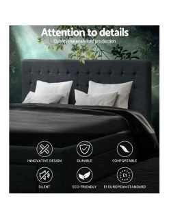 Flash Sale ๐คฉ Artiss King Size Fabric Bed Frame Headboard with Drawers - Charcoal ๐ 9 Flash Sale ๐คฉ Artiss King Size Fabric Bed Frame Headboard with Drawers - Charcoal ๐ -Cozy Bed Store 795731140 4 720x928