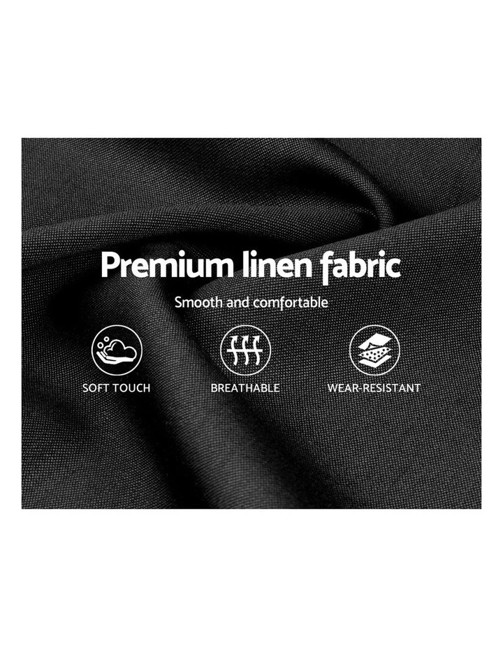 Flash Sale ๐คฉ Artiss King Size Fabric Bed Frame Headboard with Drawers - Charcoal ๐ 6 Flash Sale ๐คฉ Artiss King Size Fabric Bed Frame Headboard with Drawers - Charcoal ๐ - Image 6