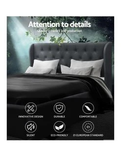 Best reviews of ✨ Artiss Queen Size Gas Lift Bed Frame - Charcoal 🥰 -Cozy Bed Store 795732220 3 720x928