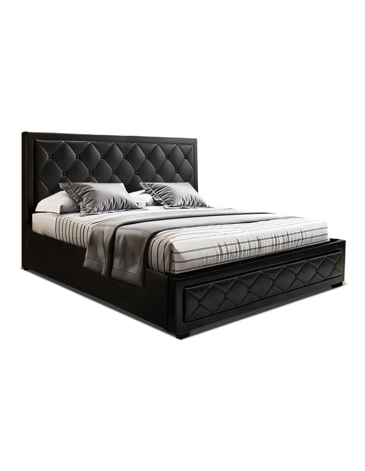 Flash Sale โจ Artiss TIYO King Size Gas Lift Bed Frame Base With Storage Mattress Black Leather ๐ 1 Flash Sale โจ Artiss TIYO King Size Gas Lift Bed Frame Base With Storage Mattress Black Leather ๐