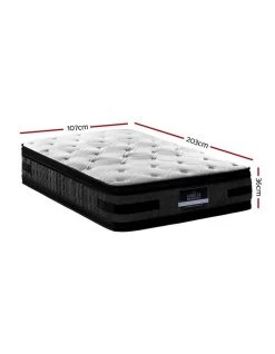 Wholesale 🎁 Giselle Bedding 36Cm King Single Mattress 7 Zone Euro Top Pocket Spring Medium Firm Foam 👏 -Cozy Bed Store 795831040 2 720x928