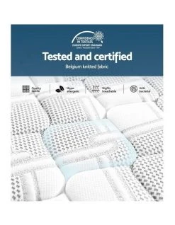 Wholesale 🎁 Giselle Bedding 36Cm King Single Mattress 7 Zone Euro Top Pocket Spring Medium Firm Foam 👏 -Cozy Bed Store 795831040 4 720x928