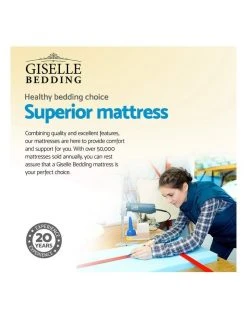Flash Sale 😀 Giselle Bedding King Size Pillow Top Foam Mattress 🔔 -Cozy Bed Store 795834280 5 720x928