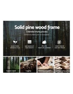 Best Sale ⌛ Artiss Double Size Wooden Bed Frame Timber Kids Adults Bedroom Mattress Base 🎉 -Cozy Bed Store 795839500 4 720x928