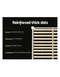 Best Sale ⌛ Artiss Double Size Wooden Bed Frame Timber Kids Adults Bedroom Mattress Base 🎉 -Cozy Bed Store 795839500 5 720x928