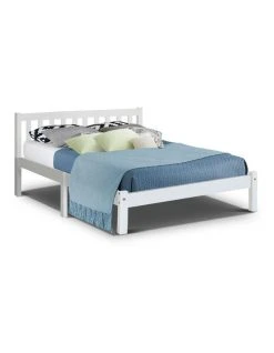 Deals ⌛ Artiss Double Full Size Wooden Bed Frame SOFIE Pine Timber Mattress Base Bedroom ✔️