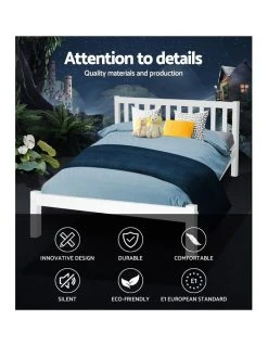 Deals ⌛ Artiss Double Full Size Wooden Bed Frame SOFIE Pine Timber Mattress Base Bedroom ✔️ -Cozy Bed Store 795839680 3 720x928