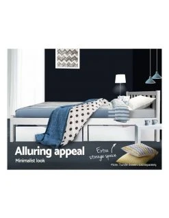 Deals ⌛ Artiss Double Full Size Wooden Bed Frame SOFIE Pine Timber Mattress Base Bedroom ✔️ -Cozy Bed Store 795839680 6 720x928