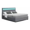Deals 🎉 Artiss Bed Frame Double Full Size Gas Lift Base With Storage Grey Fabric COLE ⭐