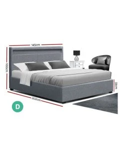 Deals ๐ Artiss Bed Frame Double Full Size Gas Lift Base With Storage Grey Fabric COLE โญ 7 Deals ๐ Artiss Bed Frame Double Full Size Gas Lift Base With Storage Grey Fabric COLE โญ -Cozy Bed Store 795843820 2 720x928