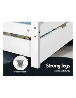 Deals ✨ Artiss Wooden Bed Frame Single Size Mattress Base Pine Timber Platform White BALI 🛒 -Cozy Bed Store 795850930 6 720x928